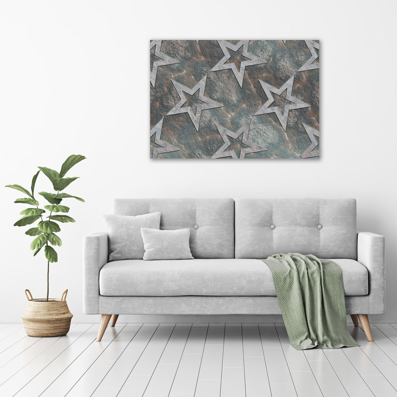 Stone Stars - No Frame Print on Glass