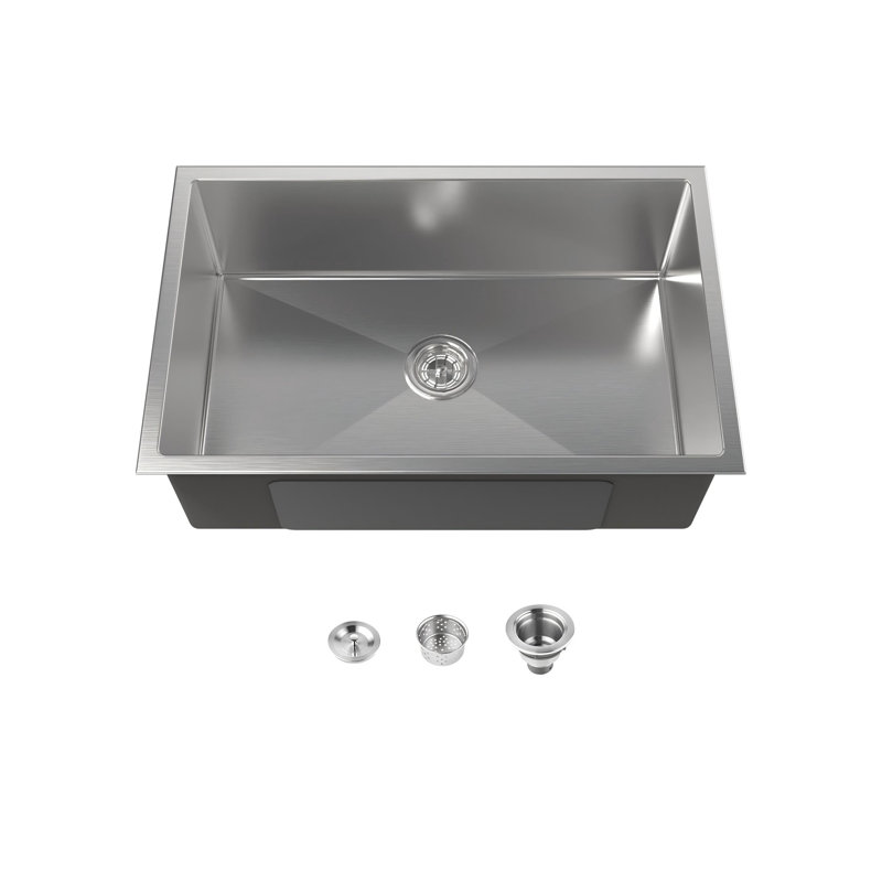 Stainless Steel Kitchen Sink, 20-Gauge
