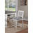 Rustic Counter Height 2Pc Dining Chairs Set