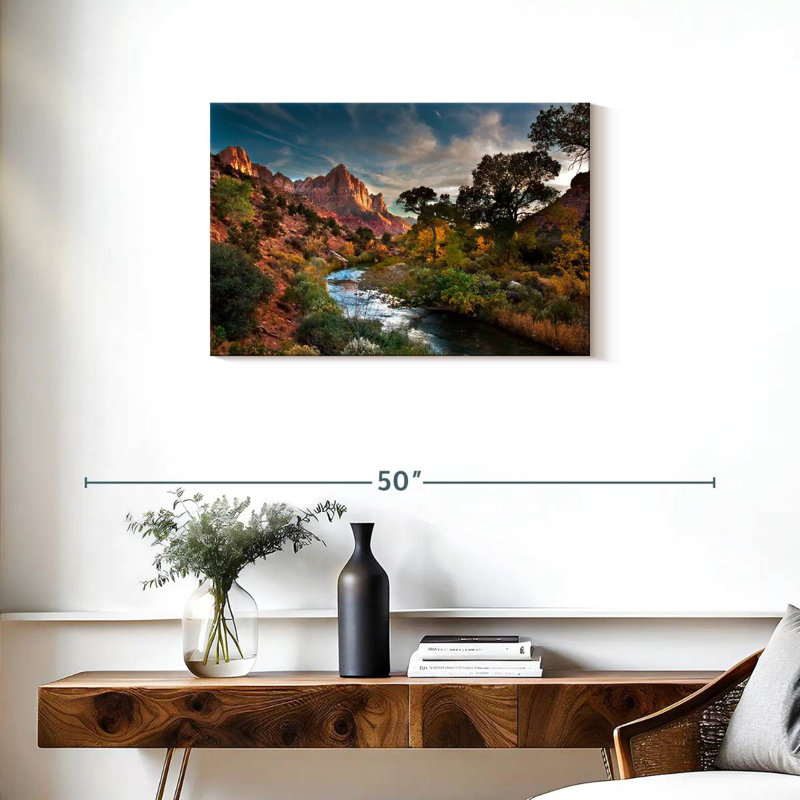 Paysage d'Alvord Zion, H 20 po x l 30 po