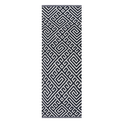Wowza Geometric Area Rug in Black/White