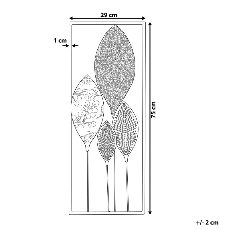 Handmade Plants & Flowers Wall Decor on Metal