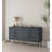 65" Fluted Sideboard in Charcoal Gray-532192788