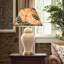 Collection Florale Édition Limitée Abat-jour Rond Forme Empire 18 x 33 x 20 cm – Fleurs tropicales (lot de 2)