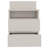 Taahir 2-Drawer Bedside Table with Open Shelf 40 cm Cashmere