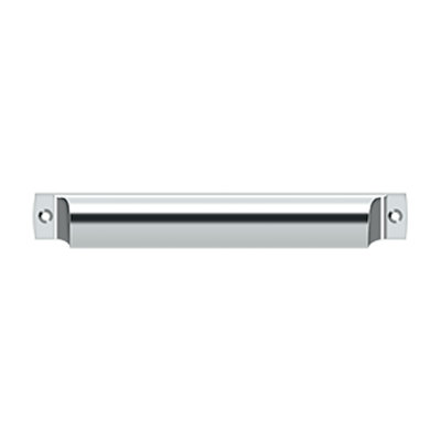 Poignée coquille rectangulaire en chrome poli 7 po Deltana SHP70U26