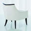 Fauteuil Boomerang - Cuir blanc-24450969-24450970