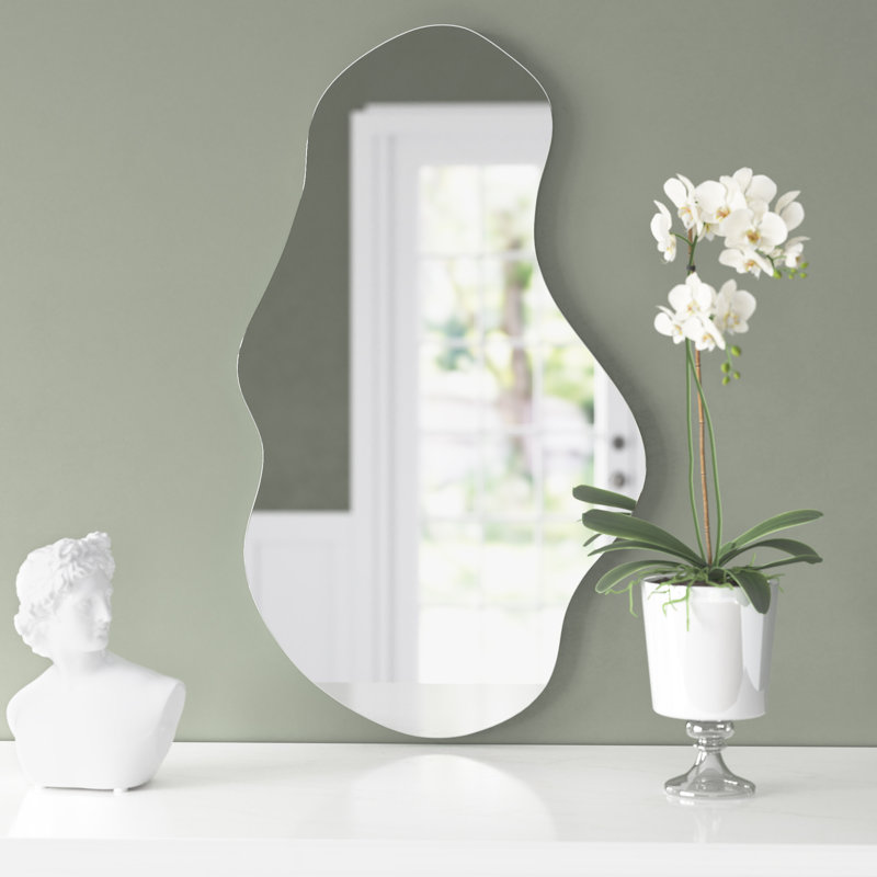 Eslick Wood Flat Wall Mirror