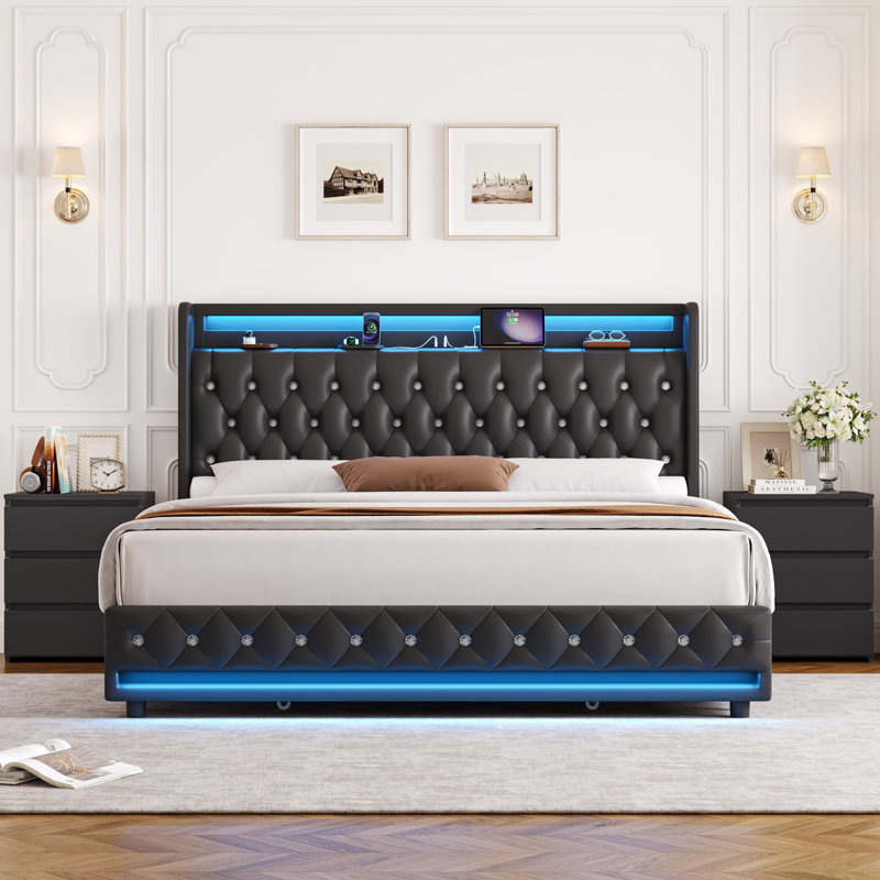 Ensemble de chambre à coucher 3 pièces, Grand