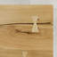 Berenson Oak Unfinished Solid Wood Top Metal Base Dining Table-606097302-606097385