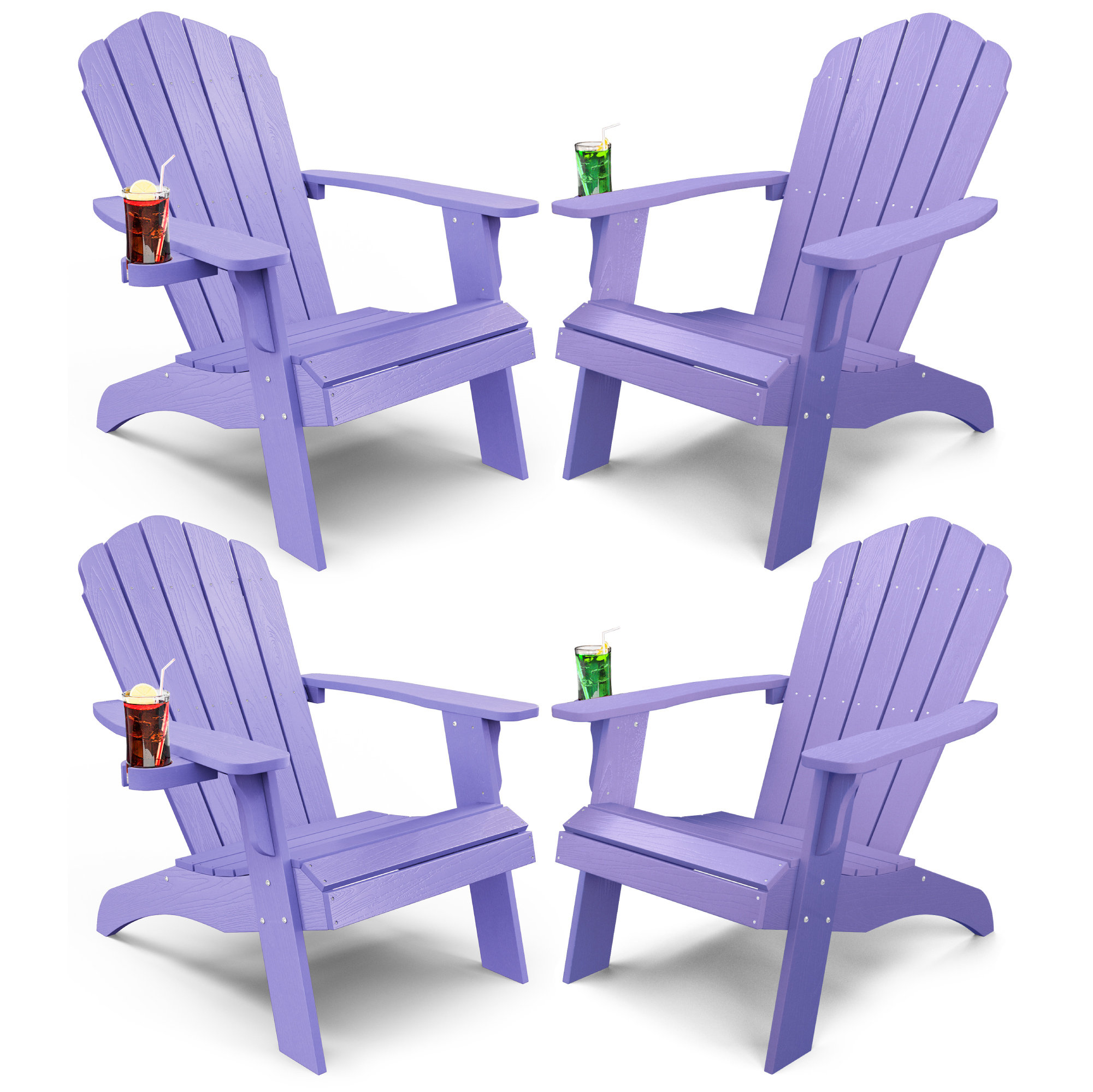 Oversized plastic deals adirondack chairs