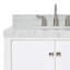 Meuble-lavabo simple 42 po avec plateau en marbre Cambridge-88398723
