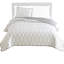 Ensemble de couvre-lit / couvre-lit réversible en microfibre 2 pièces 