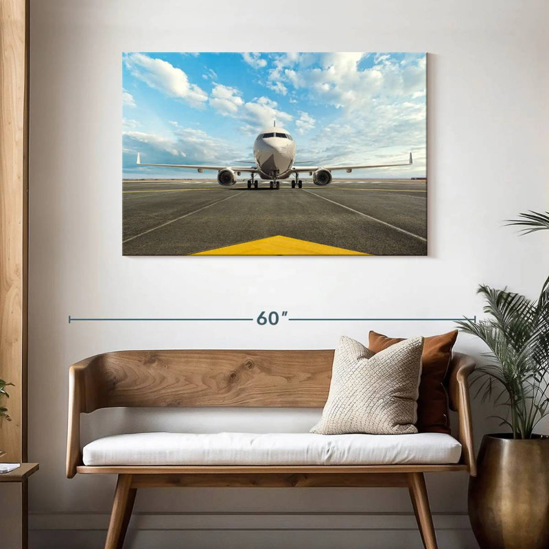Mehar avion en veille, H 30 po x l 45 po