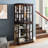 Exquisite Antique Cabinet With Adjustable Shelves And Feature Storage Vintage Pencil Holder Display