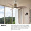 Ventilateur de plafond nautique intérieur / extérieur à DEL 60 po avec télécommande Marin-58550216-58550215