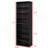 CD DVD Storage Cabinet, Bookcase, Adjustable Shelf 8-Layer Storage, Display Bookshelf, Home, Office, Multi-Functional Double-Layer Bookcase, Can Be Disassembled Into Two 4-Layer Storage Bookcases-1363535047