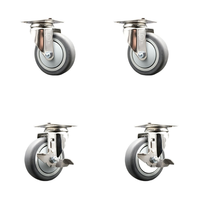 Thermoplastic Rubber Casters