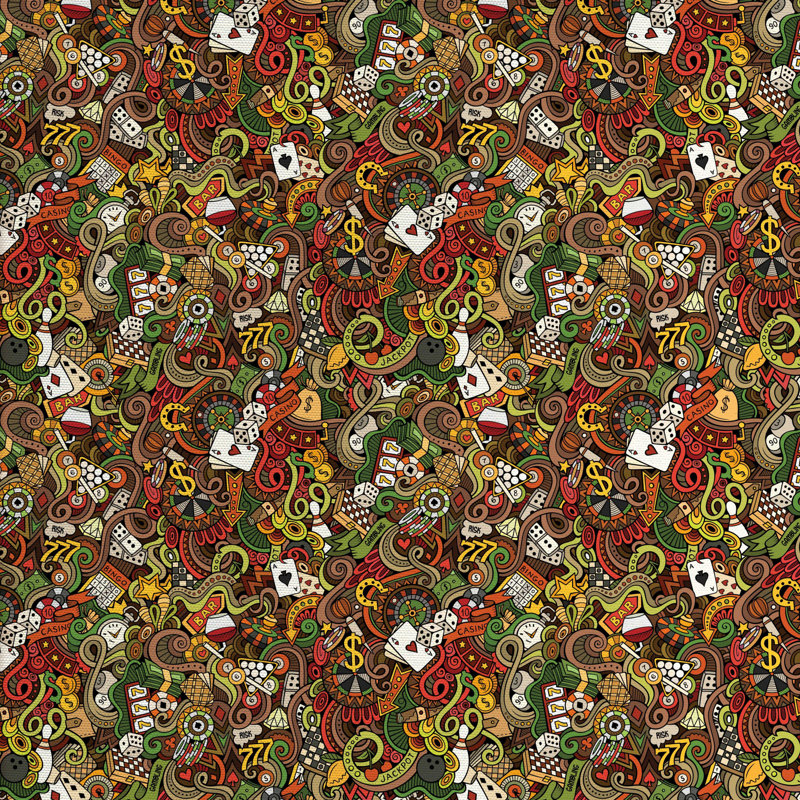Tissu de casino, l 36 po x L 360 po