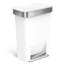 Simplehuman 45 Liter / 12 Gallon Rectangular Kitchen Step Trash Can with Soft-Close Lid, Plastic-17063976