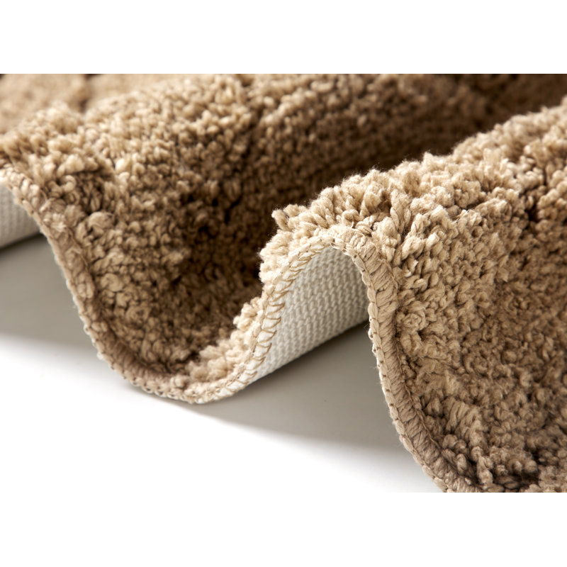 Dillwyn Non-Slip Bath Rug, Brown
