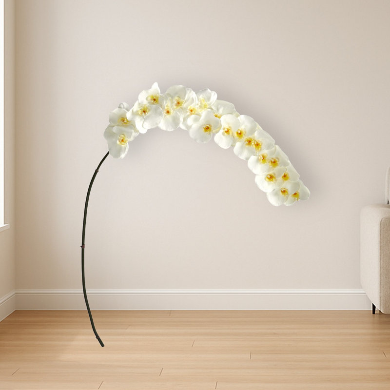 Phalaenopsis Orchid Artificial Flower Set of 2