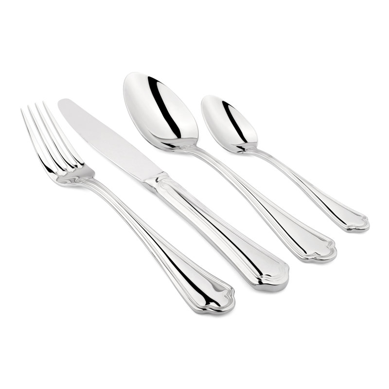 Cutlery Sets Stainless Steel 18/8 4pc Set Catering Alhambra