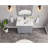 36" Solid Wood Bathroom Vanity with 1" Engineered Marble Top, Single Sink-366990477
