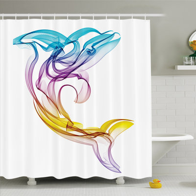 Irmuun Shower Curtain with Hooks Included