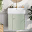 Meuble-lavabo flottant moderne avec lavabo en céramique