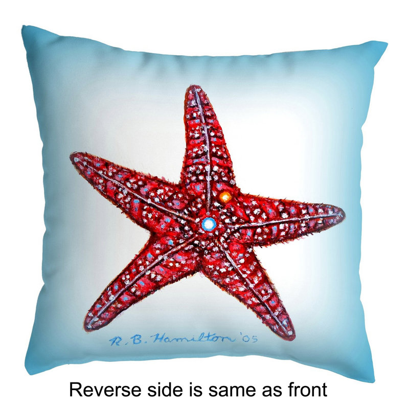 Housse et insert de coussin carré Dick's Starfish, 12 po x 12 po