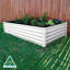 Lit de jardin rectangulaire en acier galvanisé 6 pi x 3 pi x 1,3 pi Hakea The Organic Garden Co-894255273-894255286