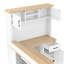 Bureau d'ordinateur en L avec prise de courant (sans la chaise)-1827323706
