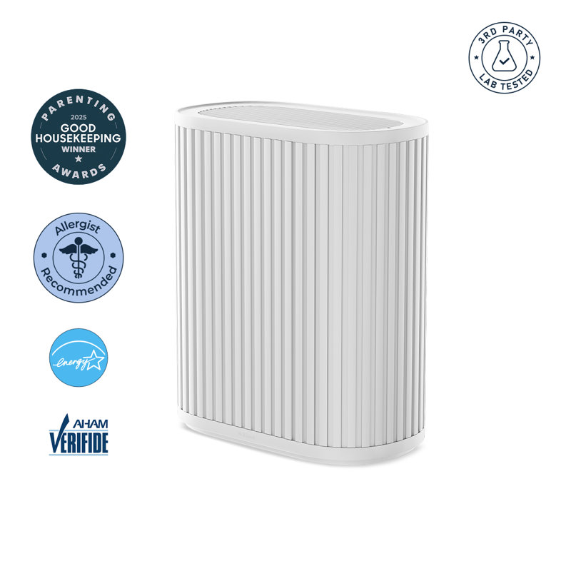 The Windmill Air Purifier Max 3-in-1, Medical Grade, HEPA Filter, Quiet, AHAM Verifide 450 Sq Ft, Smart - White, White