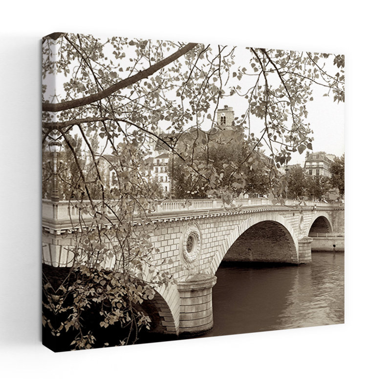 Pont Louis-Philippe, Paris, architecture contemporaine, art de paysage, H 18 po x l 18 po