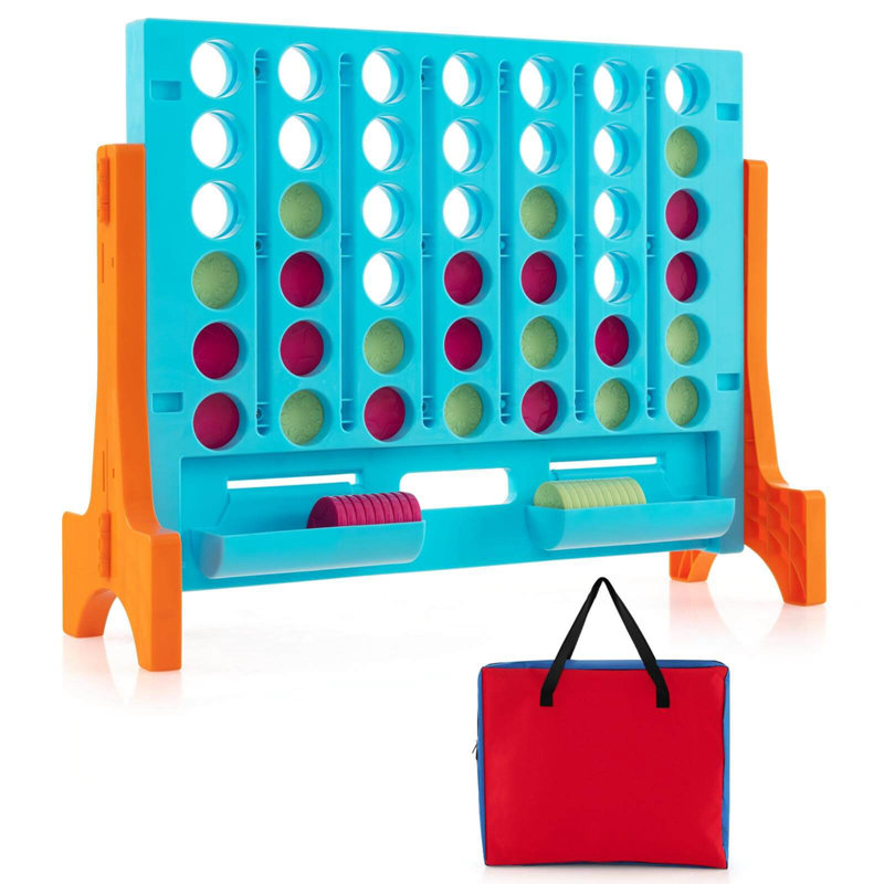 Ensemble de jeu géant 4 en ligne Connect 4, Bleu/orange