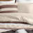 Durable 3-piece Terracotta Bedding Set, Polyester Comfort With Modern Style