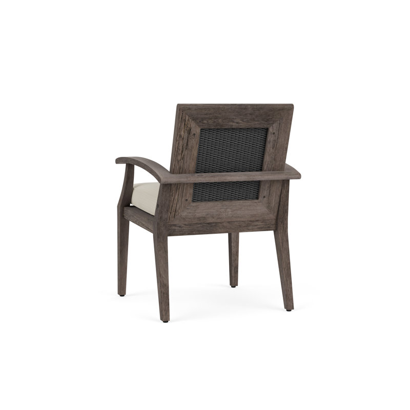 Frontier Outdoor Dining Armchair, Calidora Mist, Charcoal