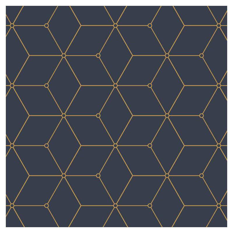 Hexagon Geometric Vinyl Wallpaper Roll by Jamie Graney