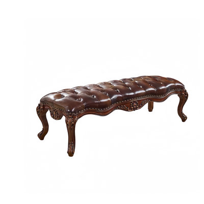 Banc de rangement en bois massif American