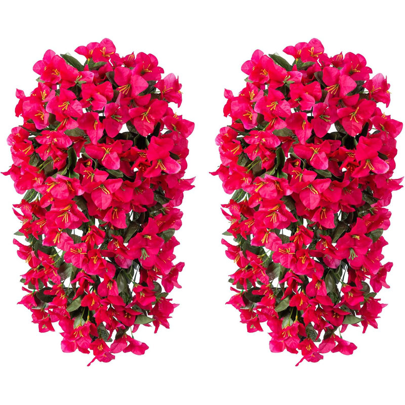 2 pièces artificielles de vignes de bougainvillées artificielles