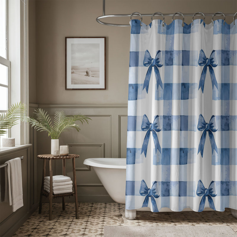 Rideau de douche Bow Chic - Premium, H 74 po x l 71 po