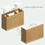 Meuble-lavabo simple en bois avec tiroirs Adonia-958480806