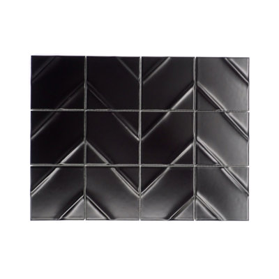 Kumito™ Ceramic Grid Marble Look Mosaic Wall & Floor Tile