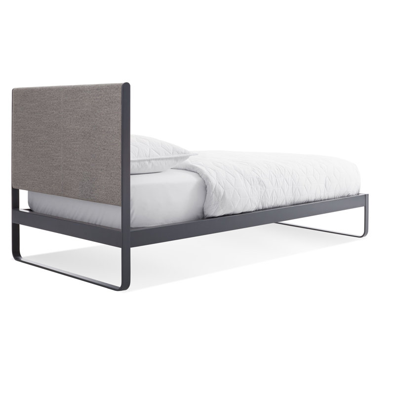Me Time Upholstered Bed, Full, Tait Charcoal/Slate