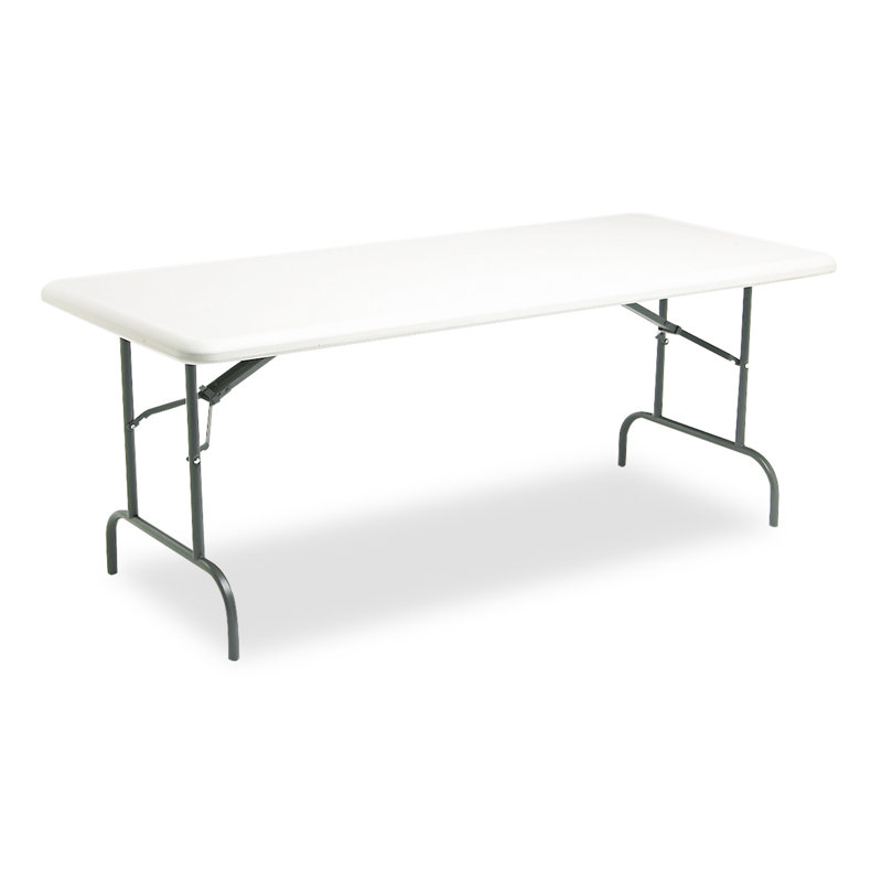 Table pliante rectangulaire en plastique de 72 po Indestruc-Tables Too ™, Platine