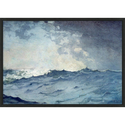 «Feeling the Blues 2» par Thom Filicia - peinture sur toile à cadre flottant