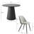Caetano 4-Person Solid and Pedestal Dining Set-1485383875-1488950003