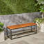 BANC EN BOIS ET MÉTAL JECO INDUSTRIAL-1216563202