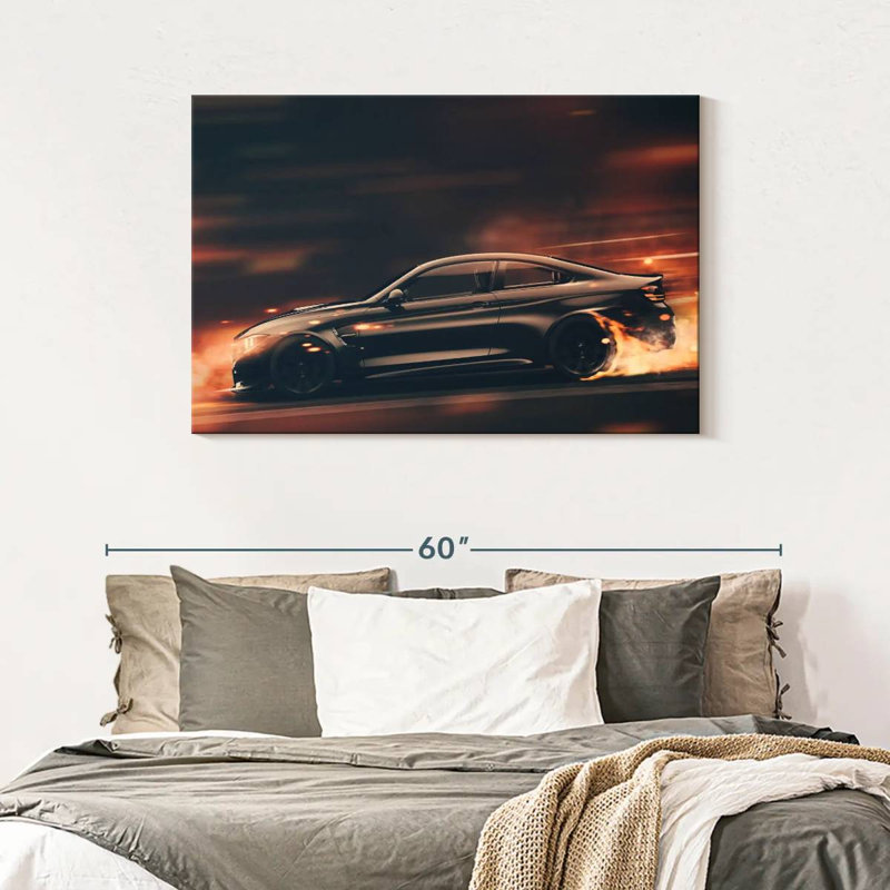 Mehar Blazing Race Car, 30" H x 45" W